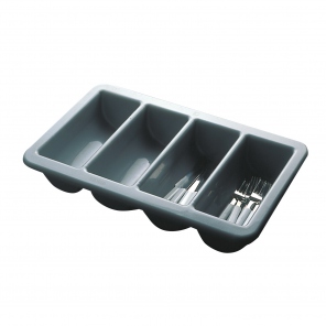 Plastic cutlery container,...