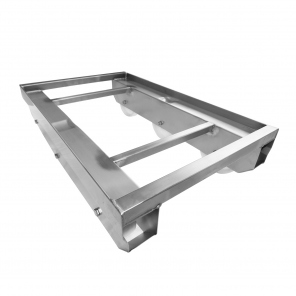 Wagen für Eurokisten, Edelstahl, verstärkt mit Querstreben WT72LP