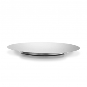 Stainless steel tray, round...