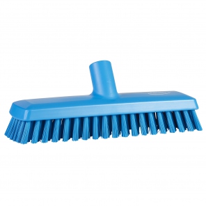 Blue brush for washing with water flow, medium-hard bristles, Vikan 70433