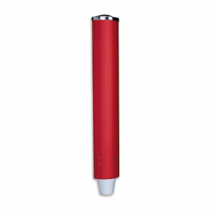 Red plastic tube,...