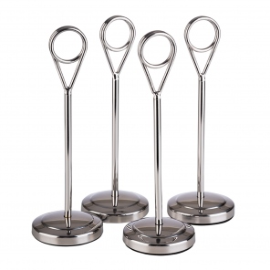 Buffet-Etikettenhalter, Edelstahl, inox, Höhe 15,5 cm, 4 Stk., APS 71513