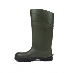Stiefel StepliteX SolidGrip, Stahlkappe (S4), grün, Bekina Boots