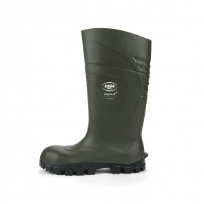 Stiefel StepliteX SolidGrip, Stahlkappe (S4), grün, Bekina Boots