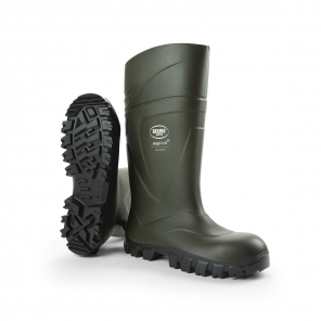 Stiefel StepliteX SolidGrip, Stahlkappe (S4), grün, Bekina Boots