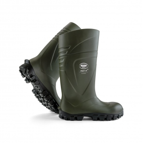 Stiefel StepliteX SolidGrip, Stahlkappe (S4), grün, Bekina Boots