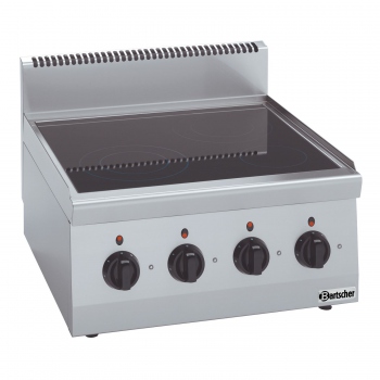 Cerankochfeld 600, 4 Platten, Tischgerät, Bartscher 131850