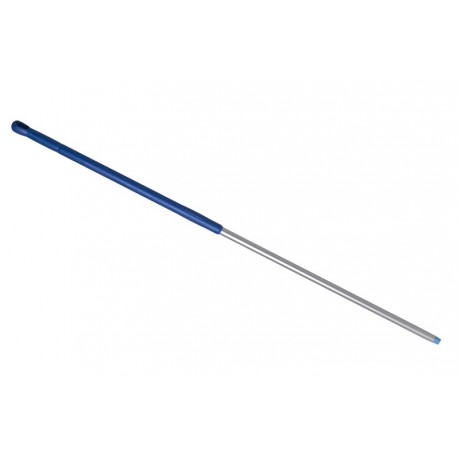 Blue brush handle, aluminum, polypropylene, Hillbrush ALH8B