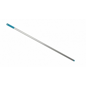 Blue brush and mop handle, aluminum, Hillbrush ALH7B