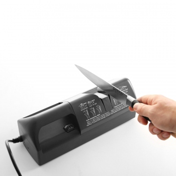 Ostrzałka do noży, elektryczna, 50W/230V, 295x110x(H)110mm, Hendi 224403