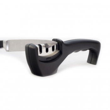 Knife Sharpener, black, 200x46x(H)75mm, Hendi 820612
