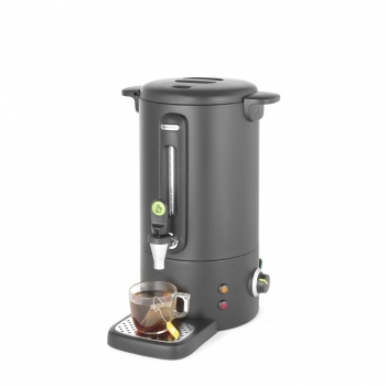 Matt-schwarzer Wasserkocher - Design by Bronwasser, 9L, 230V/950W, 307x330x(H)450mm, Hendi