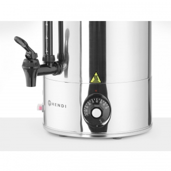 Warnik do wody o pojedynczych ściankach, 9L, srebrny, 230V/2200W, 340x227x(H)468mm, Hendi