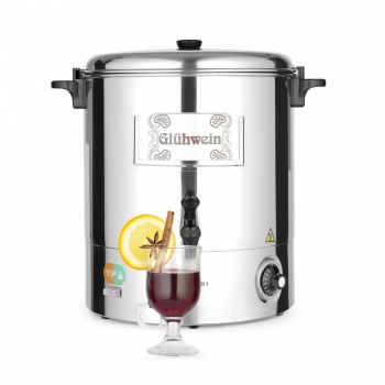 Wasserkocher, silber, 28L, Hendi, 230V/2200W, ⌀465×(H)488 mm