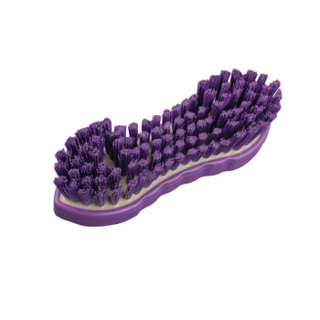 Profilierte Schrubbbürste, lila, harte Borsten, Hillbrush AMST5V
