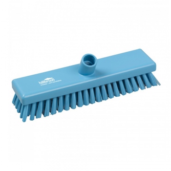 Blue scrubbing brush, stiff bristles, antibacterial, Hillbrush AMB770B