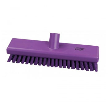 Purple scrubbing brush, stiff bristles, antibacterial, Hillbrush AMB770P