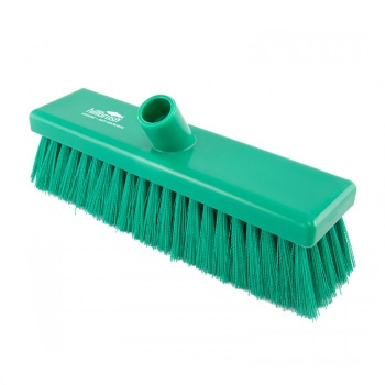 Kehrbürste, grün, mittelharte Borsten, Hillbrush AMB758G