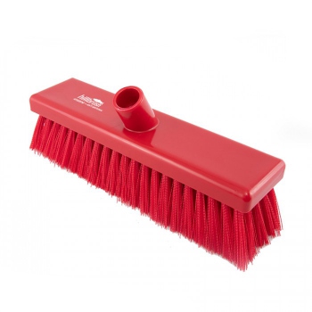 Red sweeping brush, medium-stiff bristles, Hillbrush AMB758R