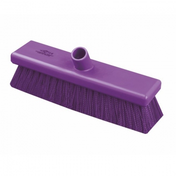 Purple sweeping brush, medium-stiff bristles, Hillbrush AMB758P