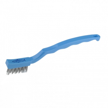 Blue cleaning brush, bristles - stainless steel, Hillbrush B1240B