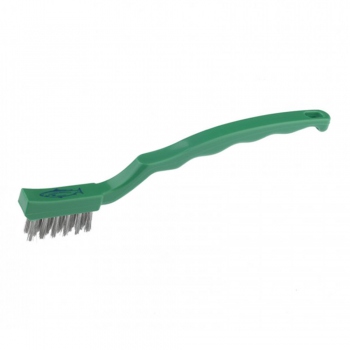 Green cleaning brush, bristles - stainless steel, Hillbrush B1240G