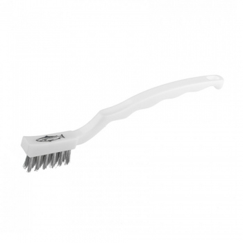 White cleaning brush, bristles - stainless steel, Hillbrush B1240W