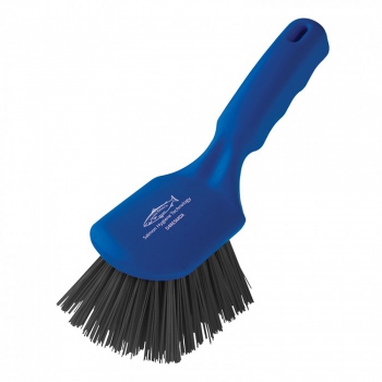 Blue detectable cleaning brush, stiff bristles, Hillbrush D4RESMDX