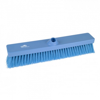 Blue broom for sweeping, medium-stiff bristles, Hillbrush AMB809B