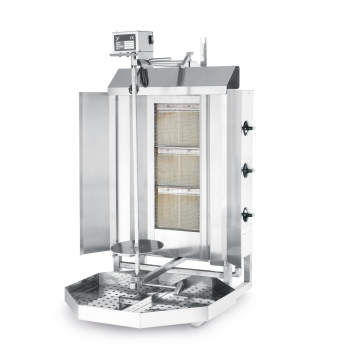 Gas-Dönergrill, Profi Line, 9,75 kW, 470 × 550 × (H) 960 mm, Hendi