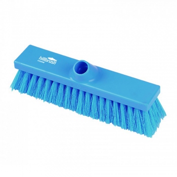Blue sweeping brush, medium-stiff bristles, Hillbrush B1732B