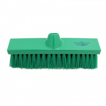 Green sweeping brush, medium-stiff bristles, Hillbrush B1732G
