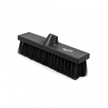 Black sweeping brush, medium-stiff bristles, Hillbrush B1732BLK