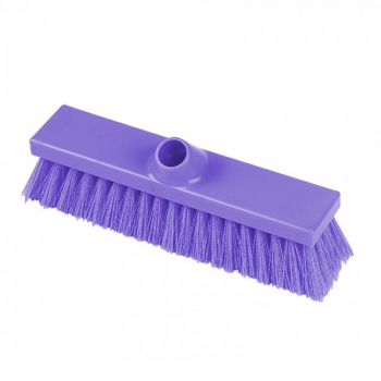 Violet sweeping brush, medium-stiff bristles, Hillbrush B1732V