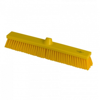 Yellow very large scrubbing brush, stiff bristles, Hillbrush B1786Y