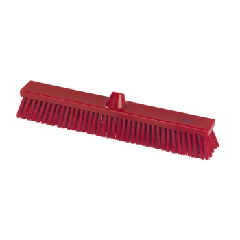 Red very large scrubbing brush, stiff bristles, Hillbrush B1786R