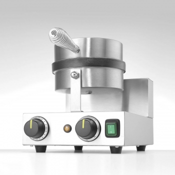 Rundes Waffeleisen für Belgische Waffeln, HENDI, 230V/1000W, 250x491x(H)285 mm