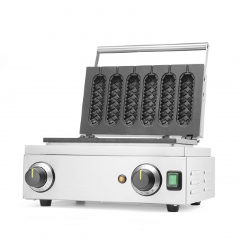 Corn Dog Waffeleisen, HENDI, 230V / 1550W, 390 × 378 × (H) 229 mm