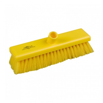 Yellow sweeping brush, soft bristles, Hillbrush B849Y