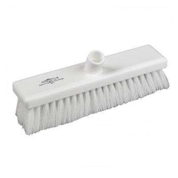 White sweeping brush, soft bristles, Hillbrush B849W