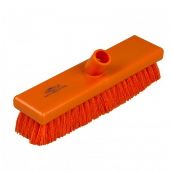 Orange sweeping brush, soft bristles, Hillbrush B849T