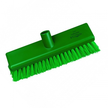 Green sweeping brush, medium-stiff bristles, Hillbrush B758G