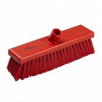 Kehrbürste, rot, mittelharte Borsten, Hillbrush B758R