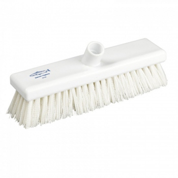 White sweeping brush, medium-stiff bristles, Hillbrush B758W