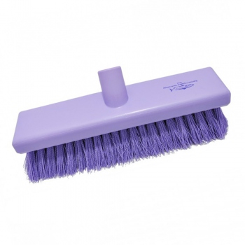 Violet sweeping brush, medium-stiff bristles, Hillbrush B758V