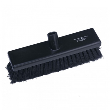 Black sweeping brush, medium-stiff bristles, Hillbrush B758BLK