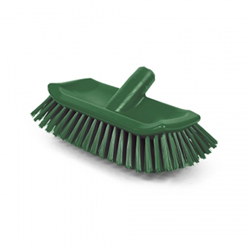 Green corner brush, medium-stiff bristles, Hillbrush B1783G