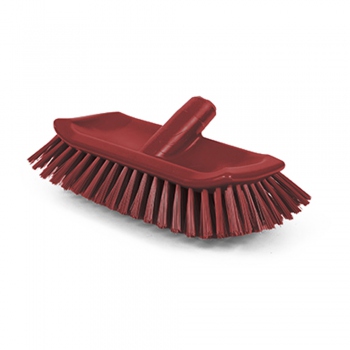 Eckenbürste, rot, mittelharte Borsten, Hillbrush B1783R