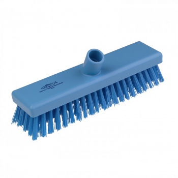 Blue scrubbing brush, very stiff bristles, Hillbrush B759B