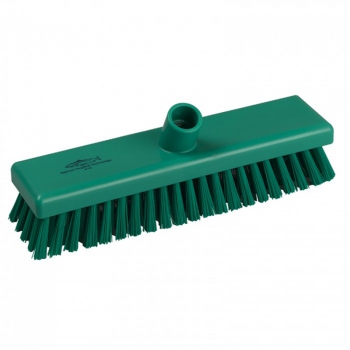 Green scrubbing brush, very stiff bristles, Hillbrush B759G